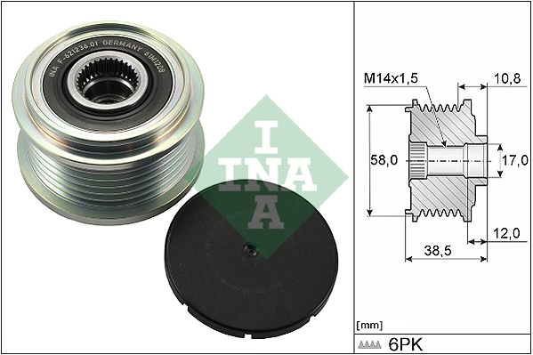Alternator Freewheel Clutch